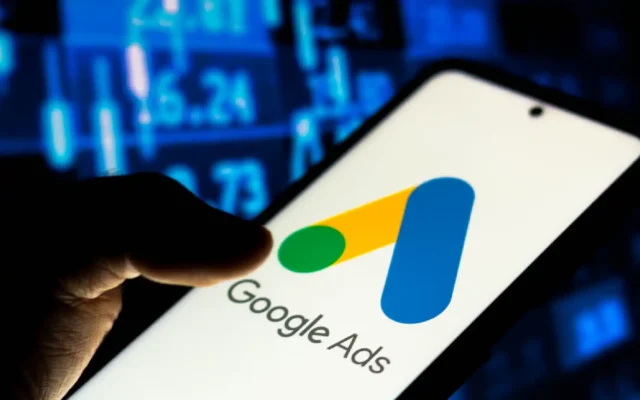 google account ads settings dashboard on mobile screen.