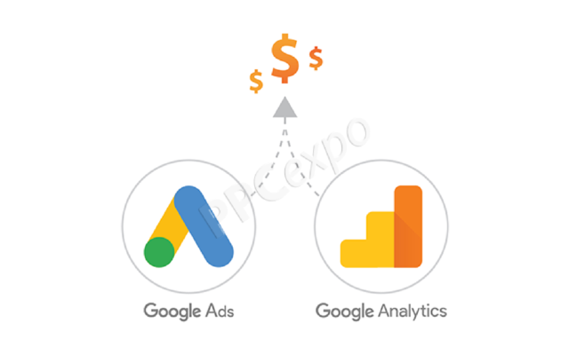 Interface to link a Google Ads account with a manager account.